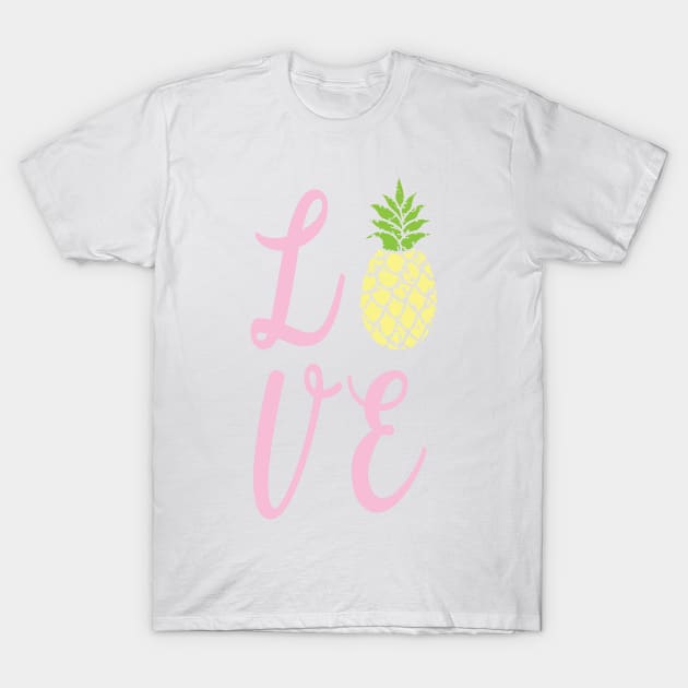 Love pineapple shirt top